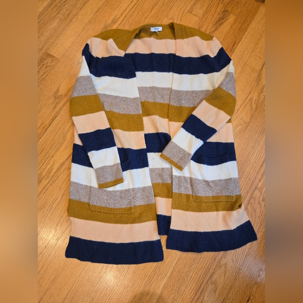 Madewell Striped Cardigan
